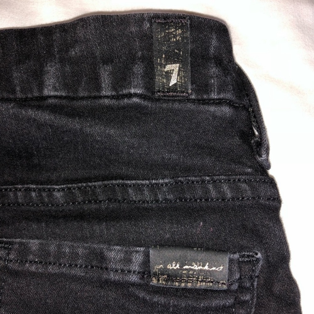 Seven 7 of All Mankind Black denim Jeans
